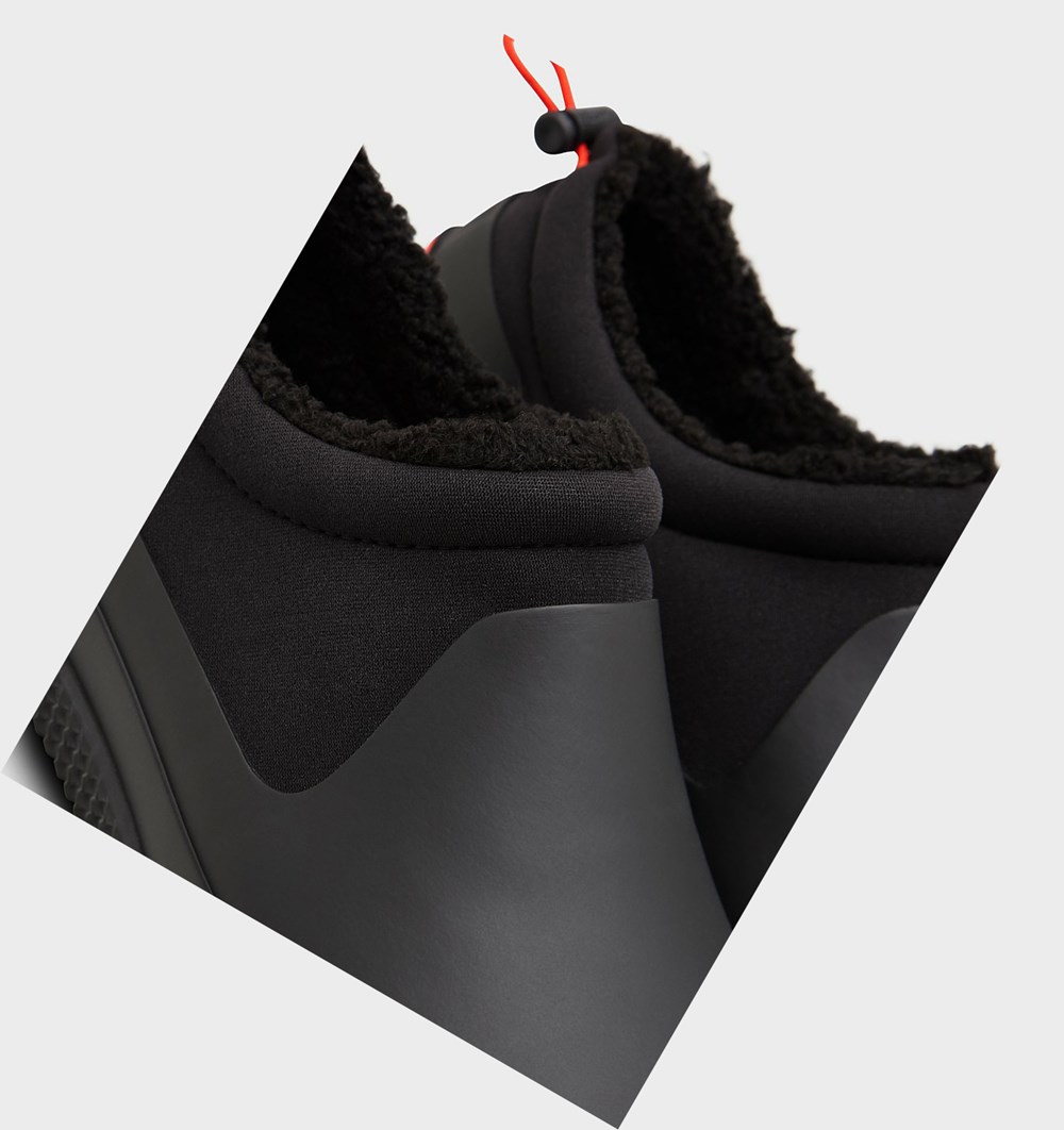 Zapatillas Hunter Original Insulated Sherpa Hombre Negras | 187QIDCXK