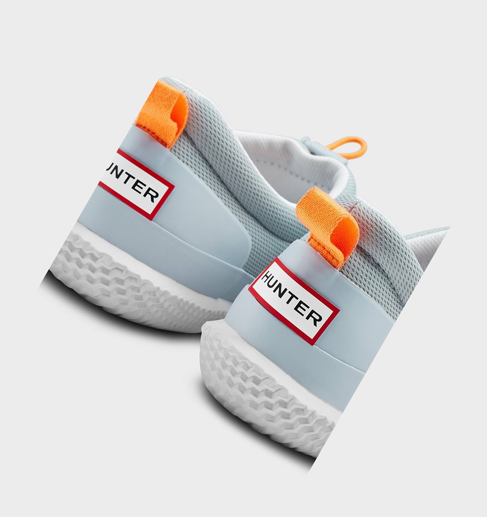 Zapatillas Hunter Original Mesh Mujer Gris Azules | 864ONRZFW