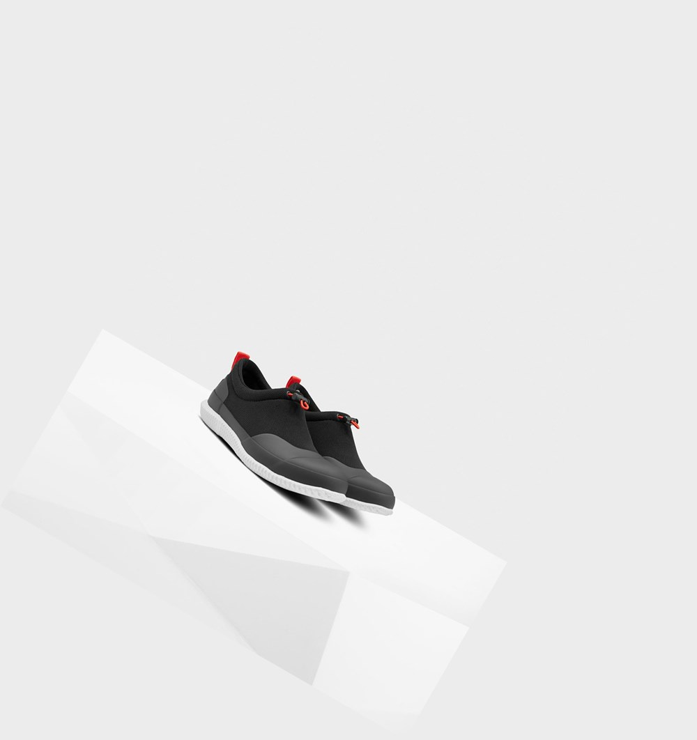 Zapatillas Hunter Original Mesh Mujer Negras | 360HKIZTN