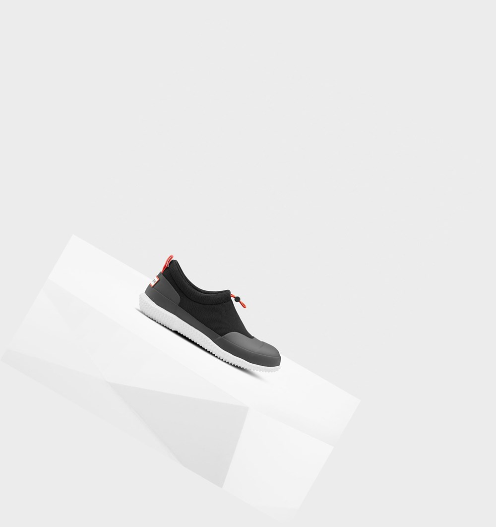 Zapatillas Hunter Original Mesh Mujer Negras | 360HKIZTN