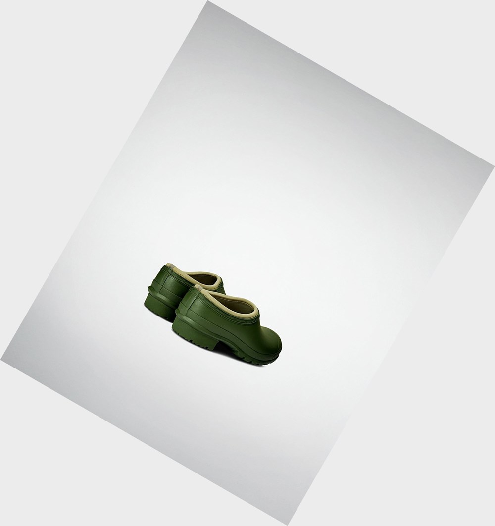 Zuecos Hunter Gardener Hombre Verde | 509CBPLRX